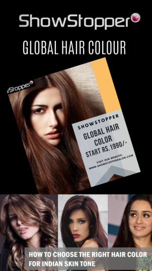 Hair Color- Best 9 Global Hair Colour as per your Hair & Skin Type |  ShowStopper Salon