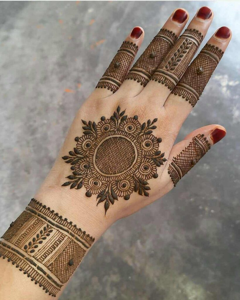 Discover 162+ mehndi design right hand front best